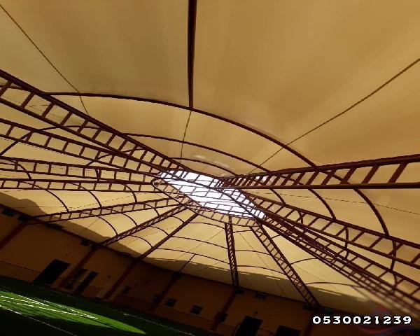 مظلات الشد الإنشائي