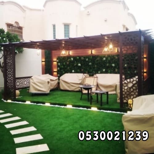 ديكور مظلات حدائق وجلسات خارجية بأشكال راقية ومميزة 