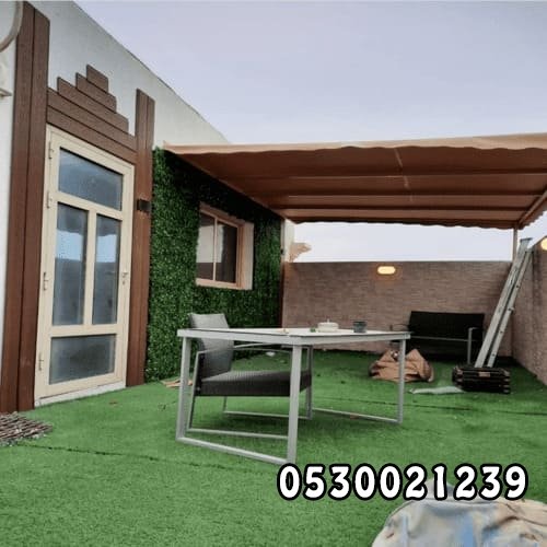 ديكور مظلات حدائق وجلسات خارجية بأشكال راقية ومميزة 